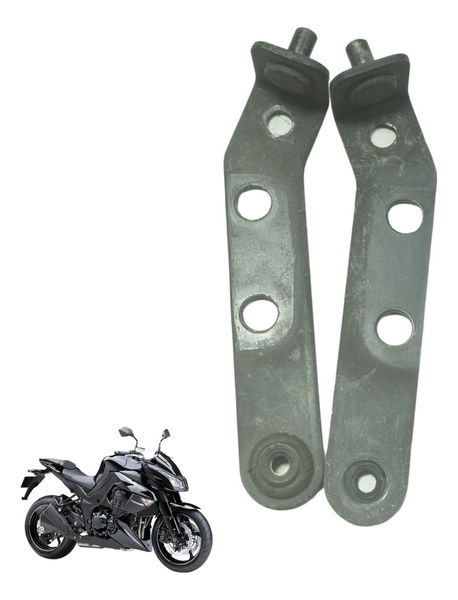 Par Suporte Placa Kawasaki Z 1000 10-14 Original
