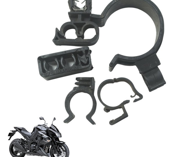 Kit Presilhas Plásticas Kawasaki Z 1000 10-14 Original