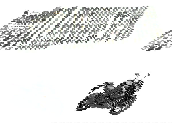 Kit Parafusos Diversos Kawasaki Z 1000 10-14 Original