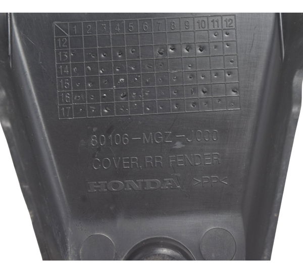 Acabamento Interno Suporte Placa Honda Cb 500 X 21-23 Orig