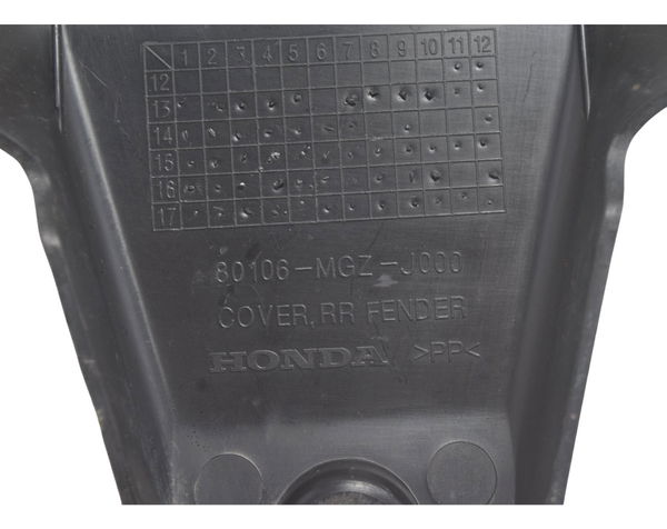 Acabamento Interno Suporte Placa Honda Cb 500 X 21-23 Orig