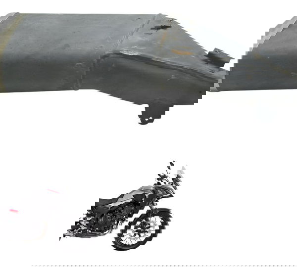 Ponteira Escape C/ Detalhes Honda Cb 500 X 21-23 Original