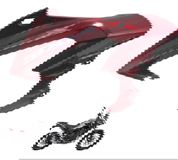 Carenagem Aba Tanque Esq C/ Avaria Honda Cb 500 X 21-23 Orig