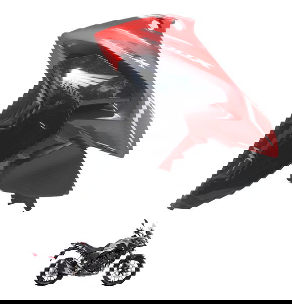 Aba Tanque Esq Complet C/ Detalhes Honda Cb 500 X 21-23 Orig