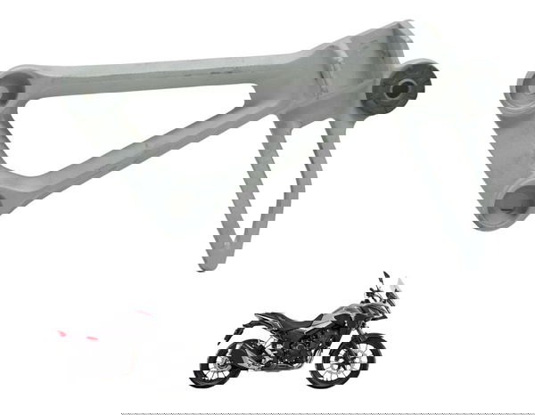 Suporte Pedaleira Traseira Direita Honda Cb 500 X 21-23 Orig