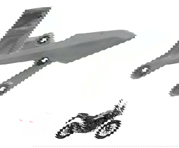 Suporte Pedaleira Dianteira Dir Honda Cb 500 X 21-23 Orig