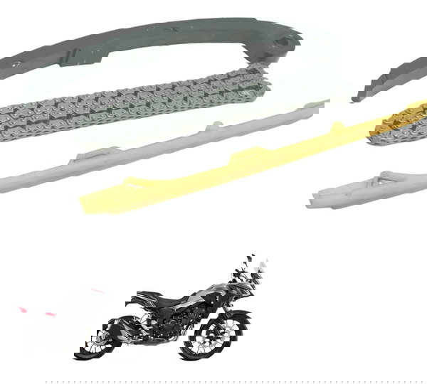 Kit Guia Tensor Corrente Comando Honda Cb 500 X 21-23 Orig