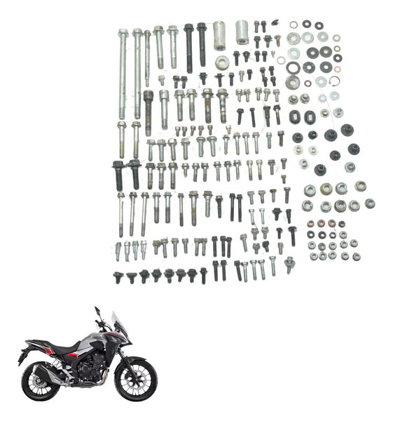 Kit Parafusos Diversos Honda Cb 500 X 21-23 Original
