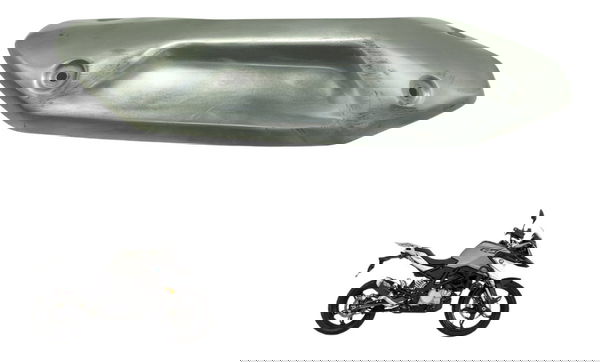 Capa Ponteira Escape C/ Detalhes Bmw G 310 Gs 17-20 Orig
