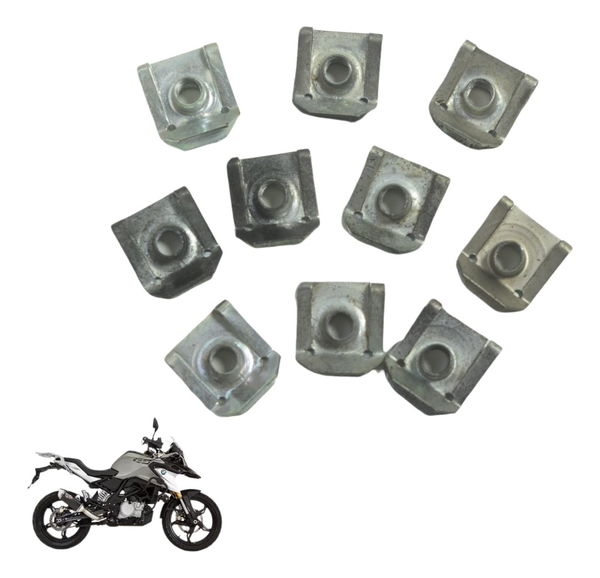 Kit C/ 10 Presilhas 1,5mm Carenagem Bmw G 310 Gs 17-20 Orig