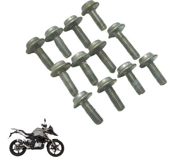 Kit C/ 12 Parafusos Carenagem 19mm Bmw G 310 Gs 17-20 Orig