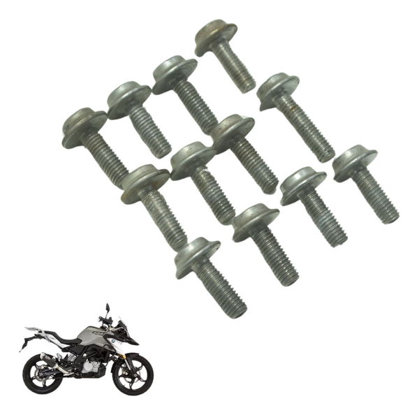 Kit C/ 12 Parafusos Carenagem 19mm Bmw G 310 Gs 17-20 Orig