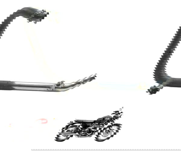 Curva Escape Dir C/ Detal Triumph Bonneville T100 13-15 Orig
