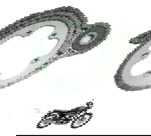 Kit Relação Triumph Bonneville T100 13-15 Original Cinza