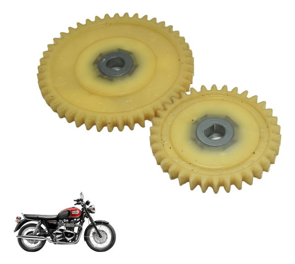 Par Engrenagem Bomba Óleo Triumph Bonneville T100 13-15 Orig