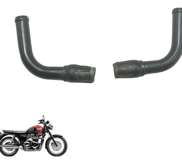 Par Tubos Emissão Triumph Bonneville T100 13-15 Original