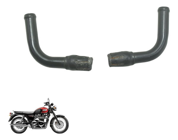 Par Tubos Emissão Triumph Bonneville T100 13-15 Original