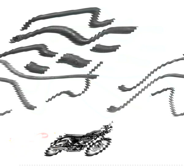 Kit Mangueiras Triumph Bonneville T100 13-15 Original