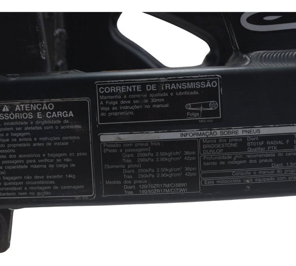 Quadro Elástico C/ Avaria Honda Cbr 1000 Rr 08-11 Original