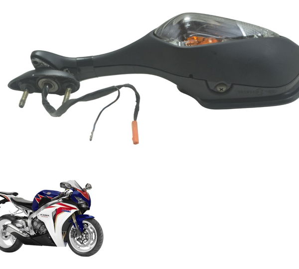 Espelho Retrovisor Esq C/avaria Honda Cbr 1000 Rr 08-11 Orig