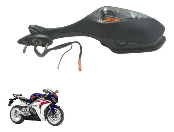 Espelho Retrovisor Esq C/avaria Honda Cbr 1000 Rr 08-11 Orig