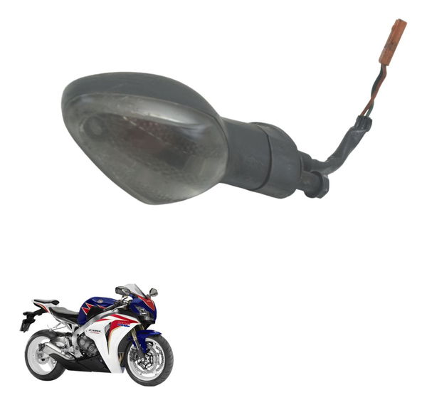 Pisca Traseiro Esq C/ Detalhes Honda Cbr 1000 Rr 08-11 Orig Esquerdo Preto