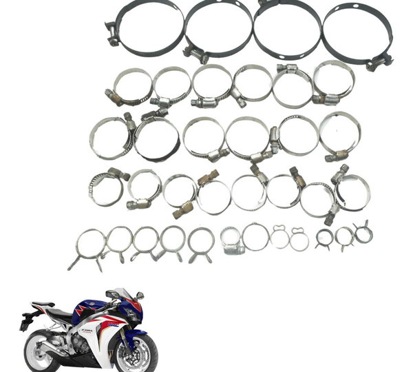 Kit Abraçadeiras Diversas Honda Cbr 1000 Rr 08-11 Original