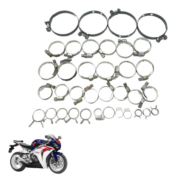 Kit Abraçadeiras Diversas Honda Cbr 1000 Rr 08-11 Original