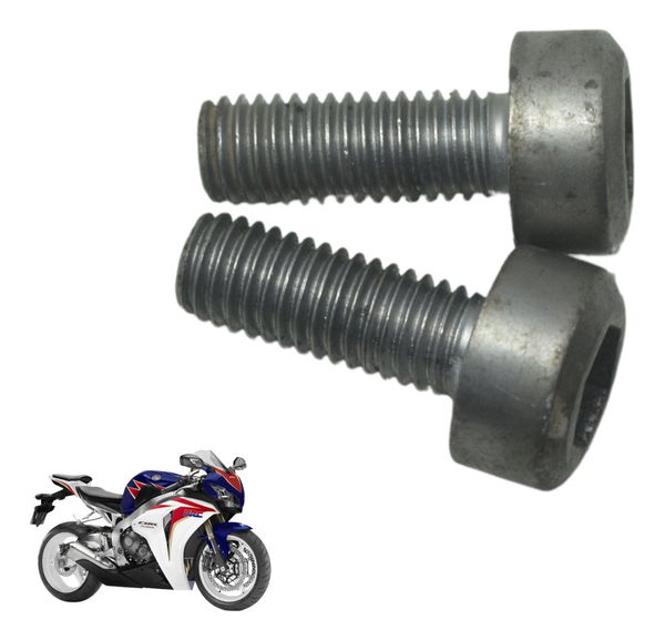 Par Parafuso Suporte Pedaleira Honda Cbr 1000 Rr 08-11 Orig