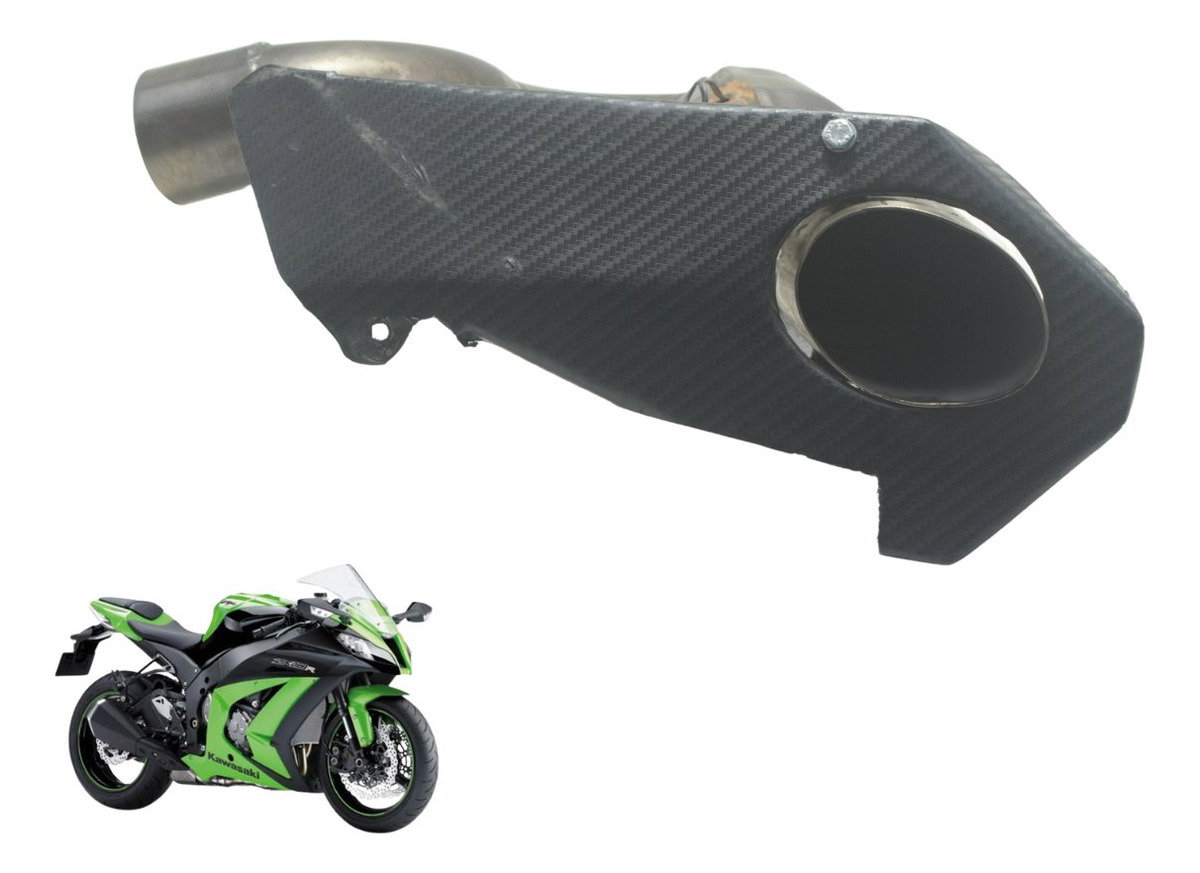 Ponteira C/ Detalhes Esportiva Kawasaki Ninja Zx 10r 10-15