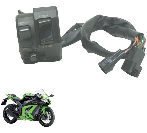 Chave Punho Luz Kawasaki Ninja Zx 10r 10-15 Original