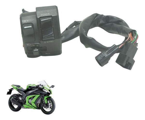 Chave Punho Luz Kawasaki Ninja Zx 10r 10-15 Original