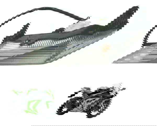Pisca Traseiro Esq C/avaria Kawasaki Ninja Zx 10r 10-15 Orig