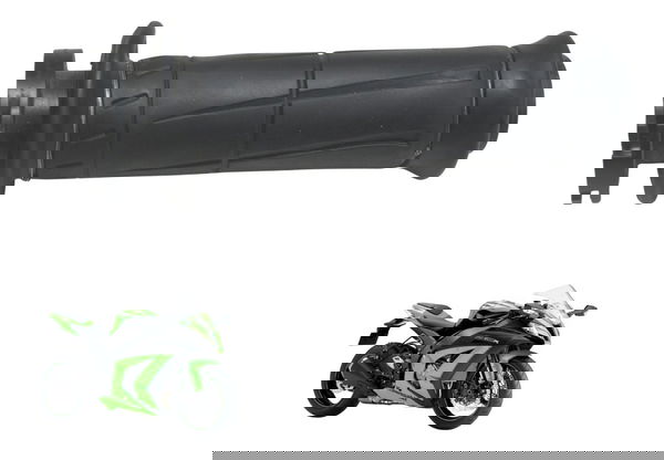 Manopla Dir Acelerador C/ Detalh Kawasaki Ninja Zx 10r 10-15