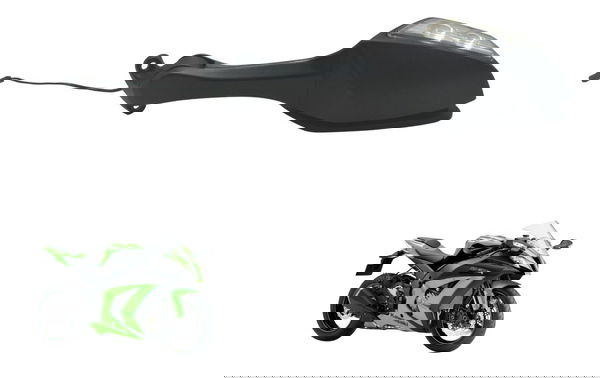 Espelho Retrovisor Dir C/ Avaria Kawasaki Ninja Zx 10r 10-15