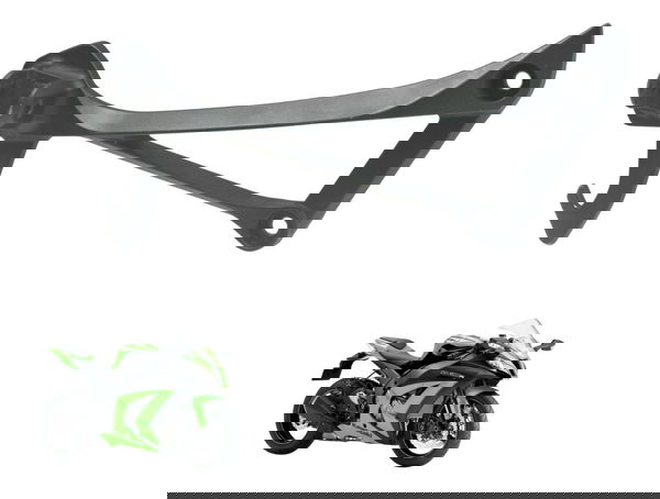 Suporte Pedaleira Tras Esq Kawasaki Ninja Zx 10r 10-15 Orig