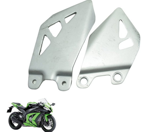 Par Protetor Pedaleira Kawasaki Ninja Zx 10r 10-15 Original