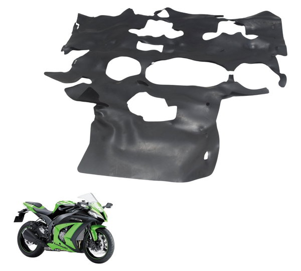 Borracha Duto Ar C/ Avaria Kawasaki Ninja Zx 10r 10-15 Orig