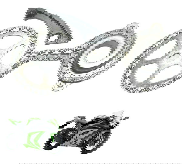 Engrenagem Corrente Bomba Óleo Kawasaki Ninja Zx 10r 10-15