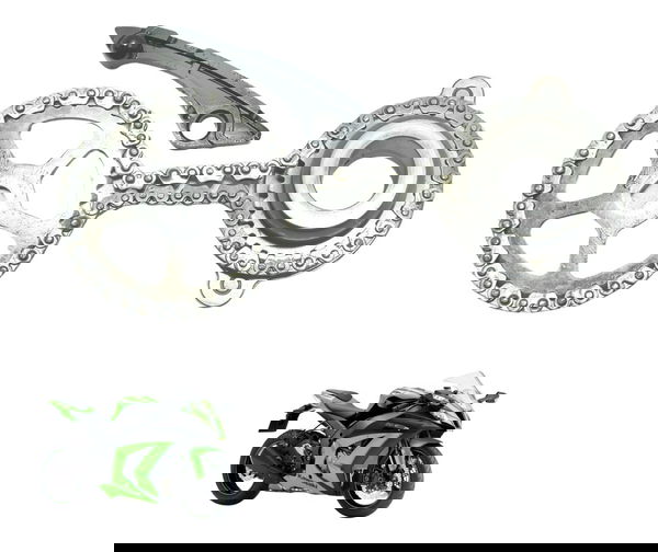 Engrenagem Corrente Bomba Óleo Kawasaki Ninja Zx 10r 10-15