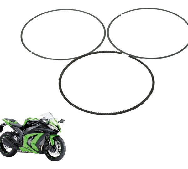Jogo Anéis Óleo Kawasaki Ninja Zx 10r 10-15 Original