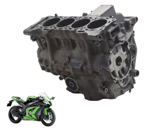 Carcaça Bloco Motor C/avaria Nfe Kawasaki Ninja Zx 10r 10-15