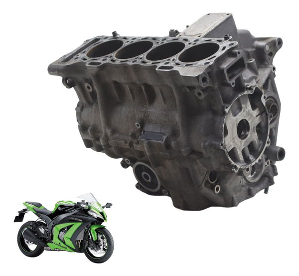 Carcaça Bloco Motor C/avaria Nfe Kawasaki Ninja Zx 10r 10-15