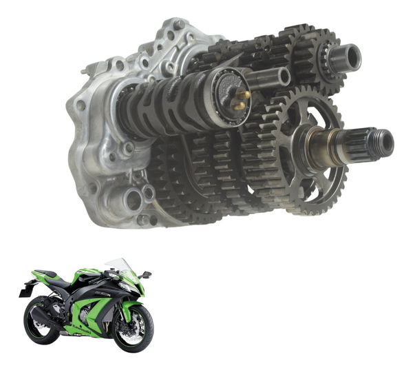 Caixa Marcha Câmbio Complet Kawasaki Ninja Zx 10r 10-15 Orig