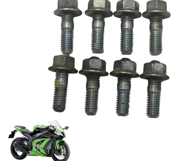 Kit Prisioneiro Porca Escape Kawasaki Ninja Zx 10r 10-15