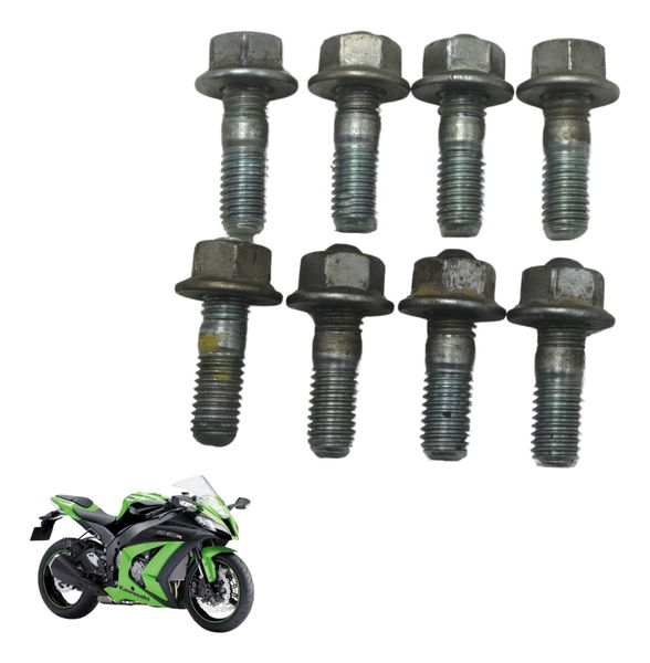 Kit Prisioneiro Porca Escape Kawasaki Ninja Zx 10r 10-15
