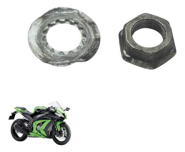 Trave Porca Pinhão Kawasaki Ninja Zx 10r 10-15 Original