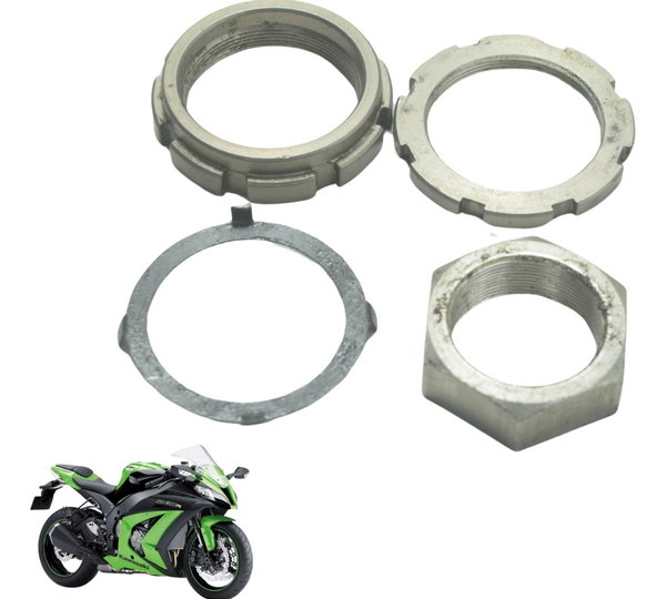 Porca Trava Coluna Direção Kawasaki Ninja Zx 10r 10-15 Orig