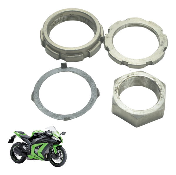 Porca Trava Coluna Direção Kawasaki Ninja Zx 10r 10-15 Orig