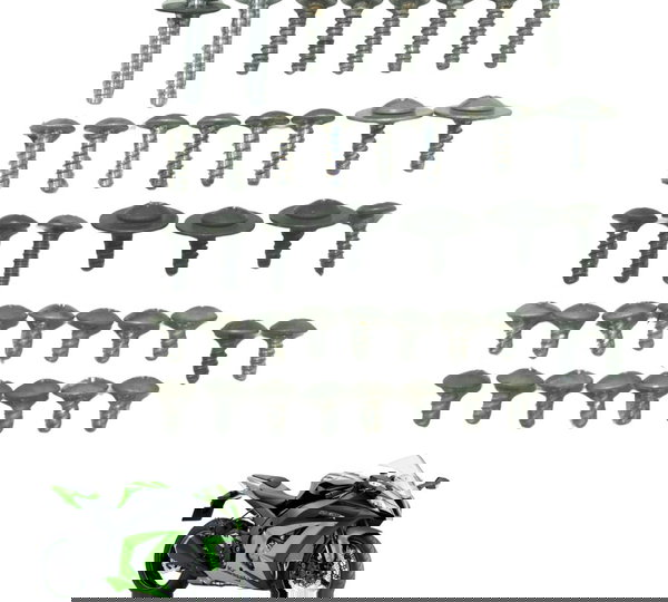 Kit Parafuso Supérfluos Diversos Kawasaki Ninja Zx 10r 10-15